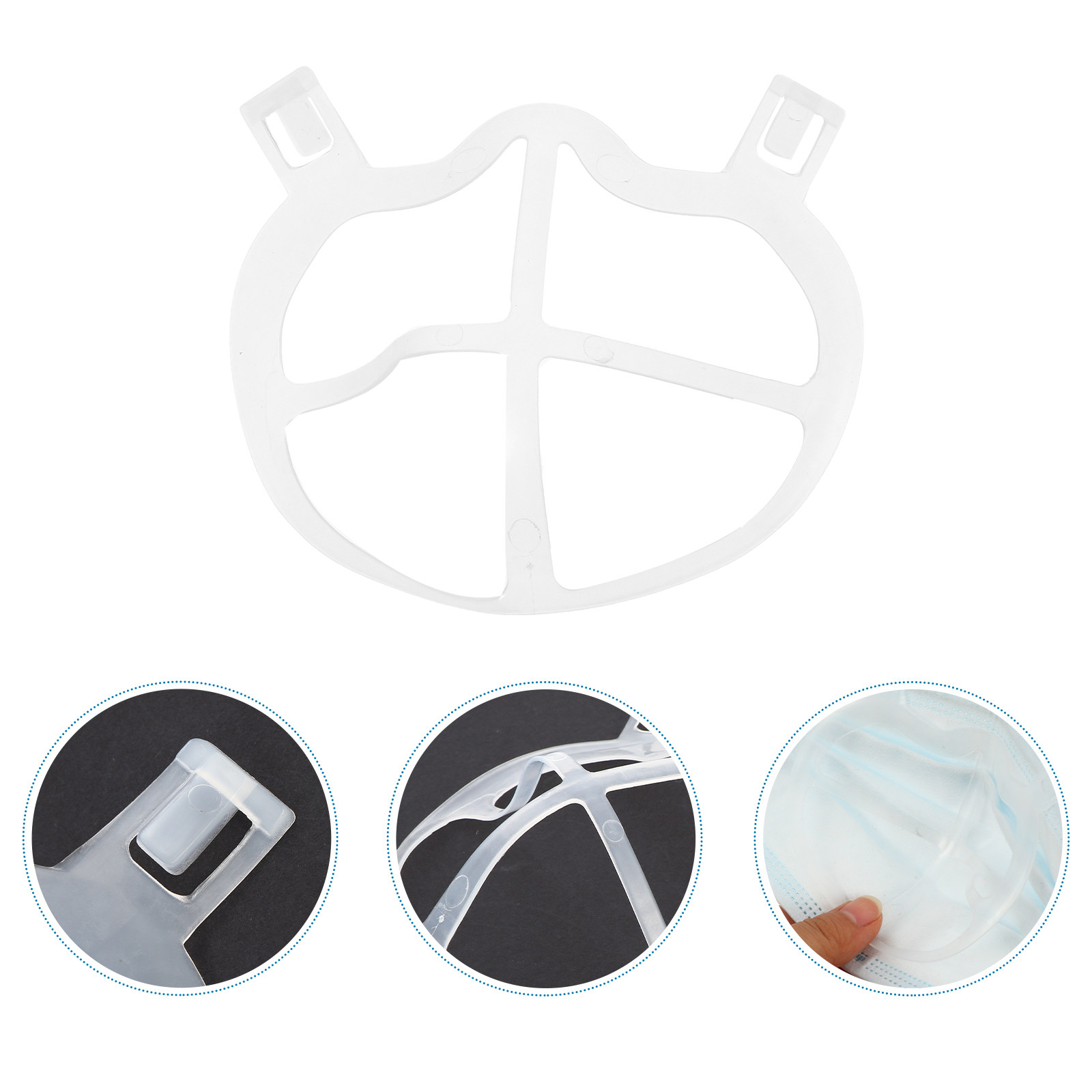 10 sztuk ultracienkich, oddych – Silicone Mask Bracket recenzja i cena